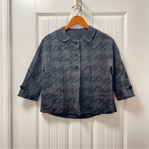 Marc By Marc Jacobs Houndstooth Peacoat Jacket - XS